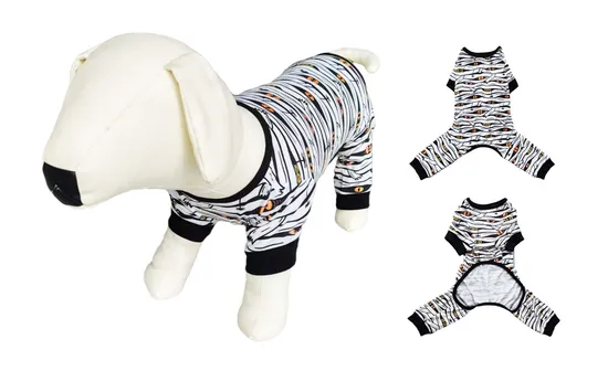 Stylish Halloween Eyes Jumpsuit Dog Jersey Sleepwear Pet Pajamas Apparel 