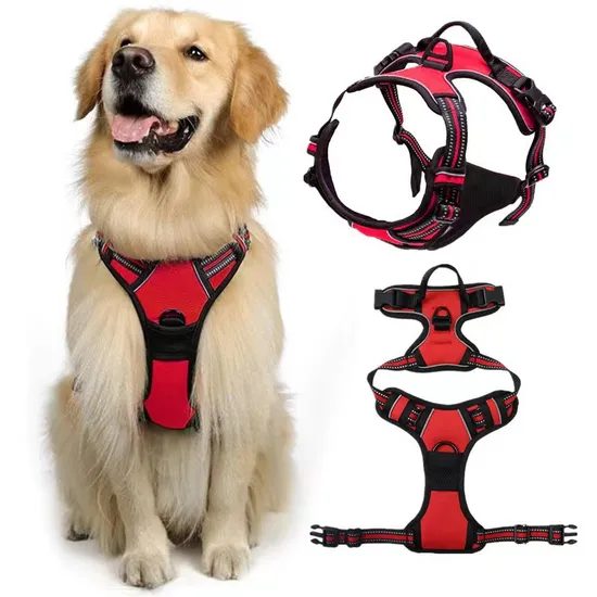 Hanyang New Pet Supplies Dog Harness Custom Dog Harness Neoprene Personalized Adjustable Reversible Designer Dog Harness 