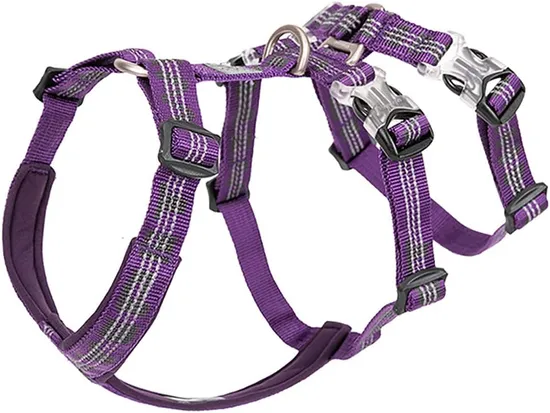 Dog No Pull Harness Comfortable & Secure Adjustable Strap with Double H Trail Runner 