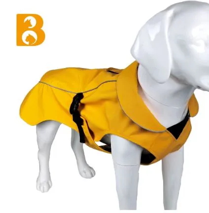 Warm Keep Oxford Dog Raincoat for Outdoor Activities Reflective Dog Rain Coat 