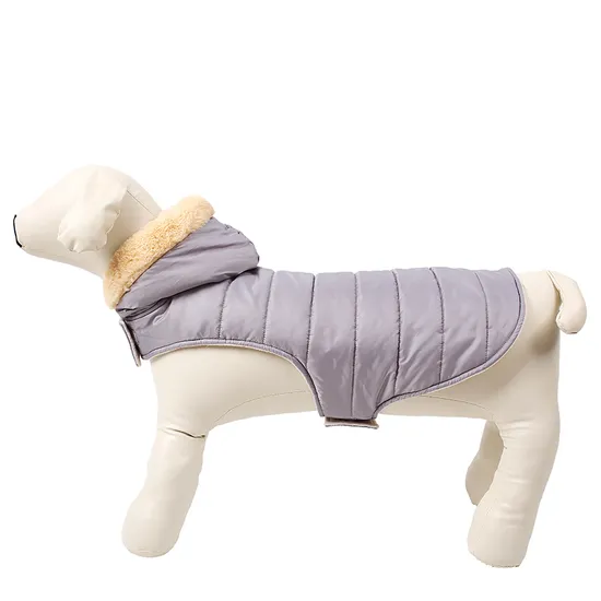 Bid Dog Rain Coat with Transparent Hat for Weight 18