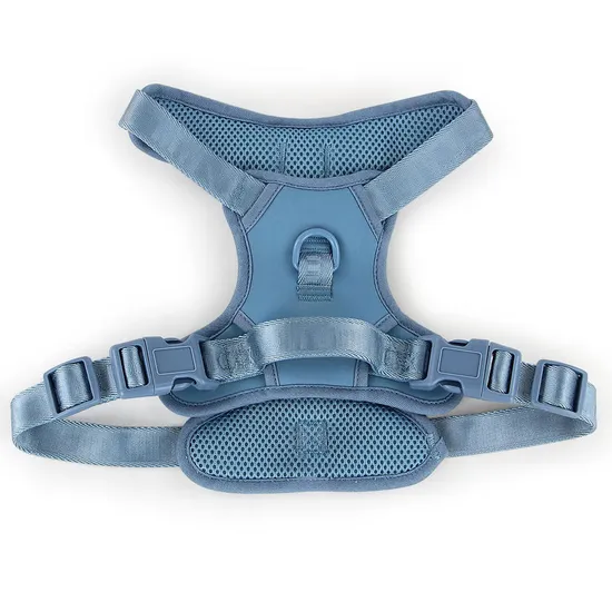 Wholesale Own Brand Pet Products Top Seller Custom Logo No Pull Hands Free Soft Breathable Padded Dog Pet Harness Set with Leash 